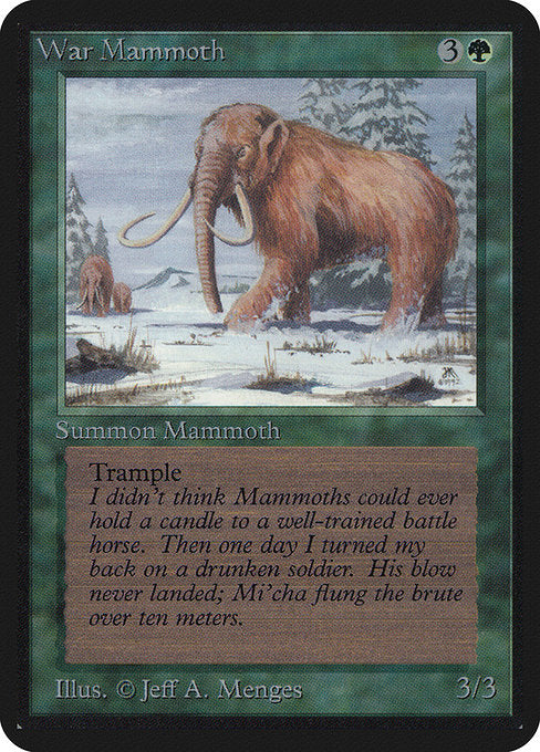 War Mammoth [Limited Edition Alpha] | Galactic Gamez