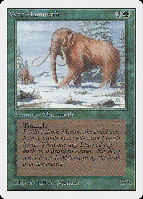 War Mammoth [Unlimited Edition] | Galactic Gamez