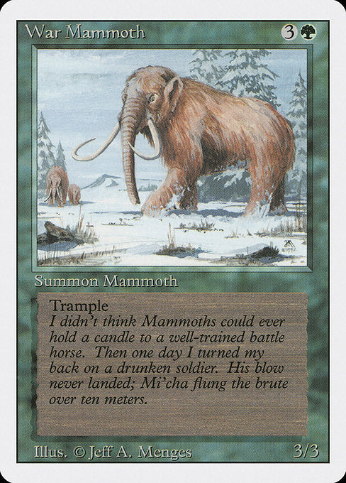 War Mammoth [Revised Edition] | Galactic Gamez