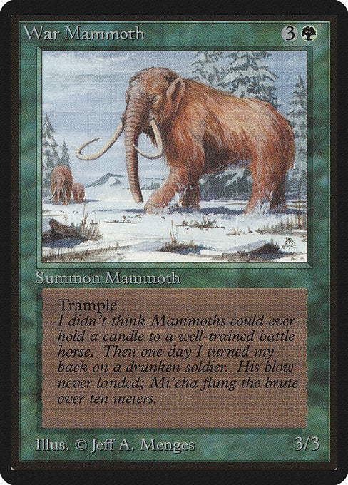 War Mammoth [Limited Edition Beta] | Galactic Gamez