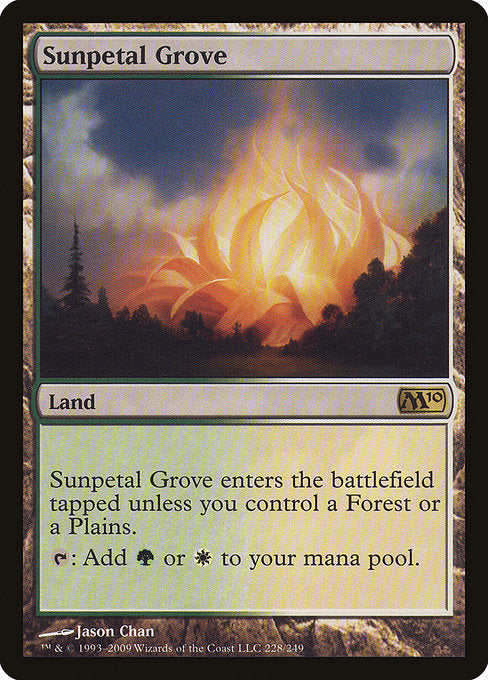 Sunpetal Grove [Magic 2010] | Galactic Gamez