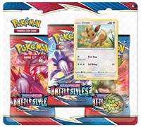 Battle Styles 3 Pack Blister [Eevee] | Galactic Gamez