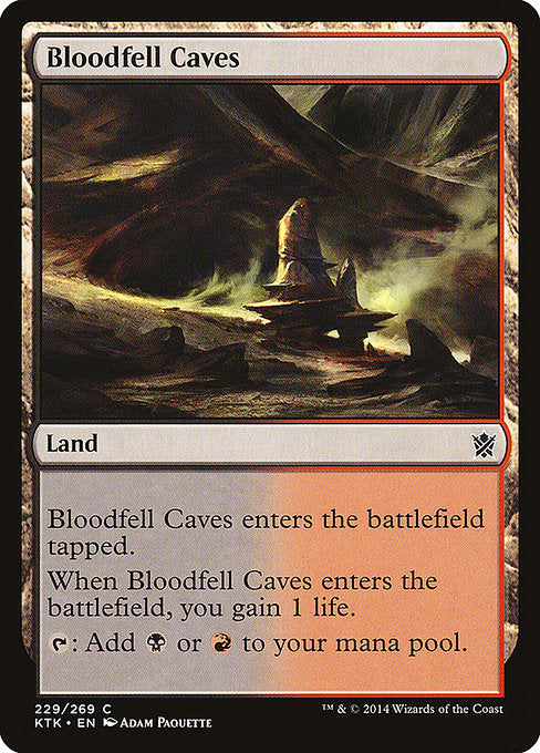 Bloodfell Caves [Khans of Tarkir] | Galactic Gamez