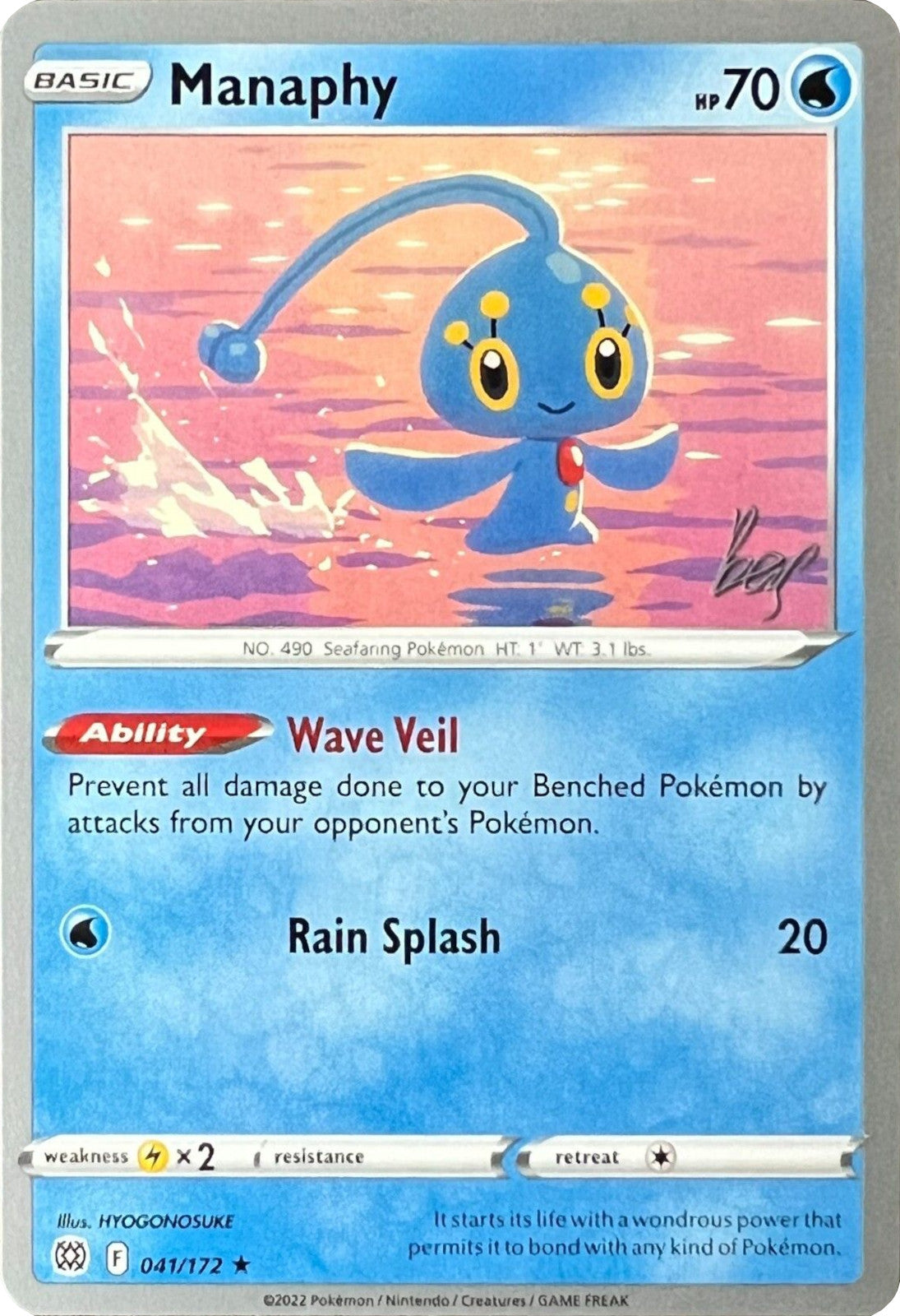 Manaphy (041/172) (Cheryl Again - Sebastian Lashmet) [World Championships 2022] | Galactic Gamez