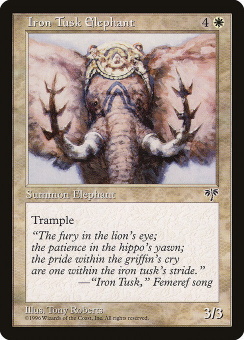 Iron Tusk Elephant [Mirage] | Galactic Gamez