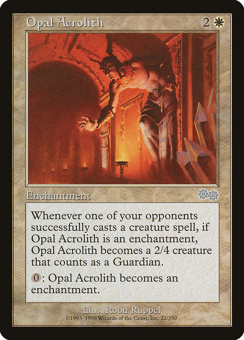 Opal Acrolith [Urza's Saga] | Galactic Gamez