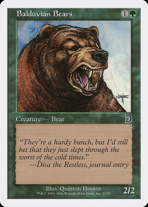 Balduvian Bears [Deckmasters] | Galactic Gamez