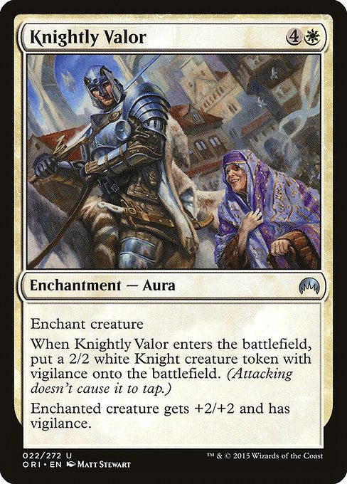 Knightly Valor [Magic Origins] | Galactic Gamez