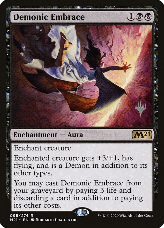 Demonic Embrace (Promo Pack) [Core Set 2021 Promos] | Galactic Gamez