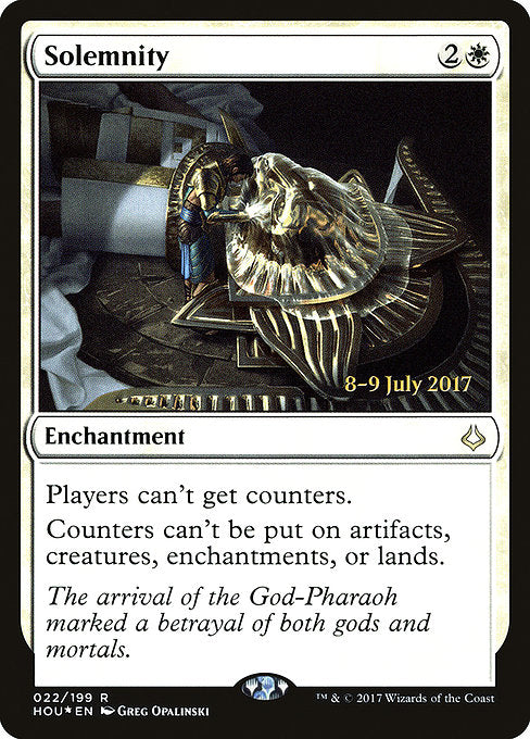 Solemnity [Hour of Devastation Promos] | Galactic Gamez