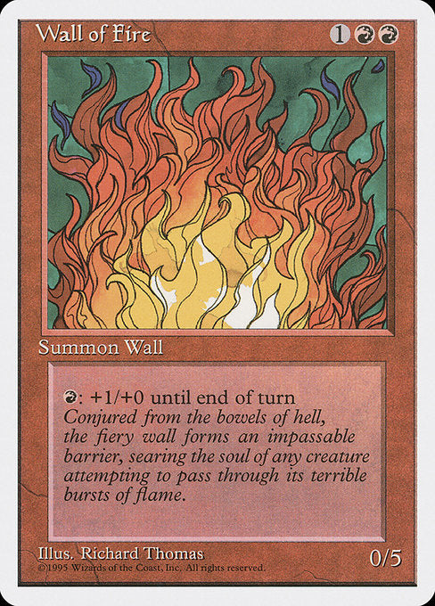 Wall of Fire [Fourth Edition] | Galactic Gamez