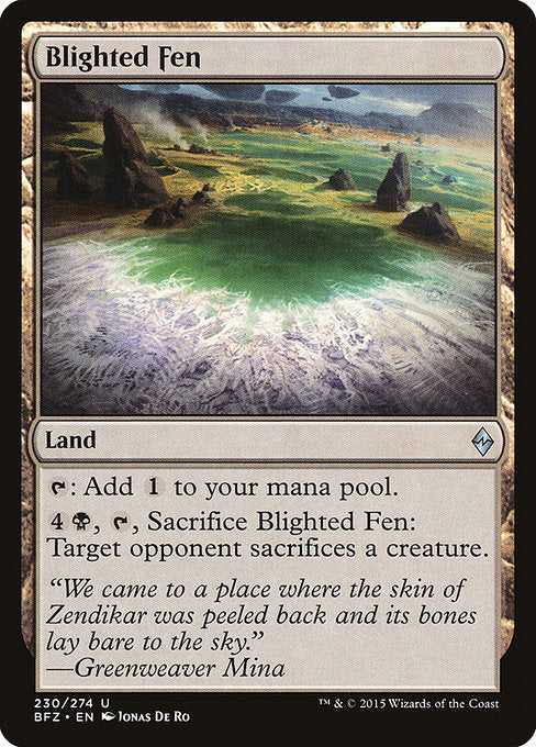 Blighted Fen [Battle for Zendikar] | Galactic Gamez