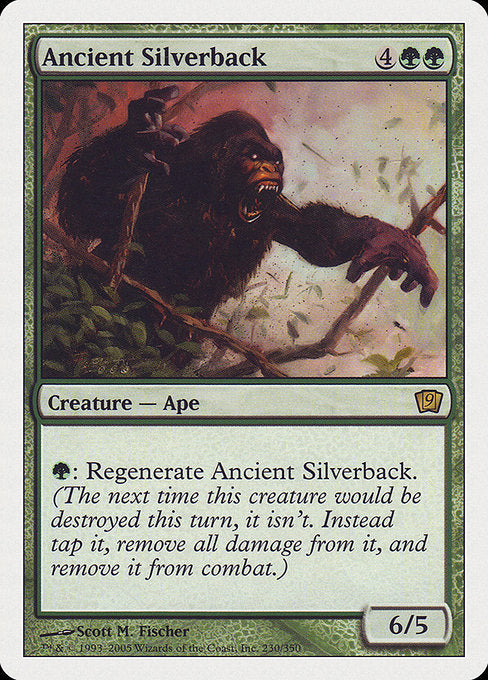 Ancient Silverback [Ninth Edition] | Galactic Gamez