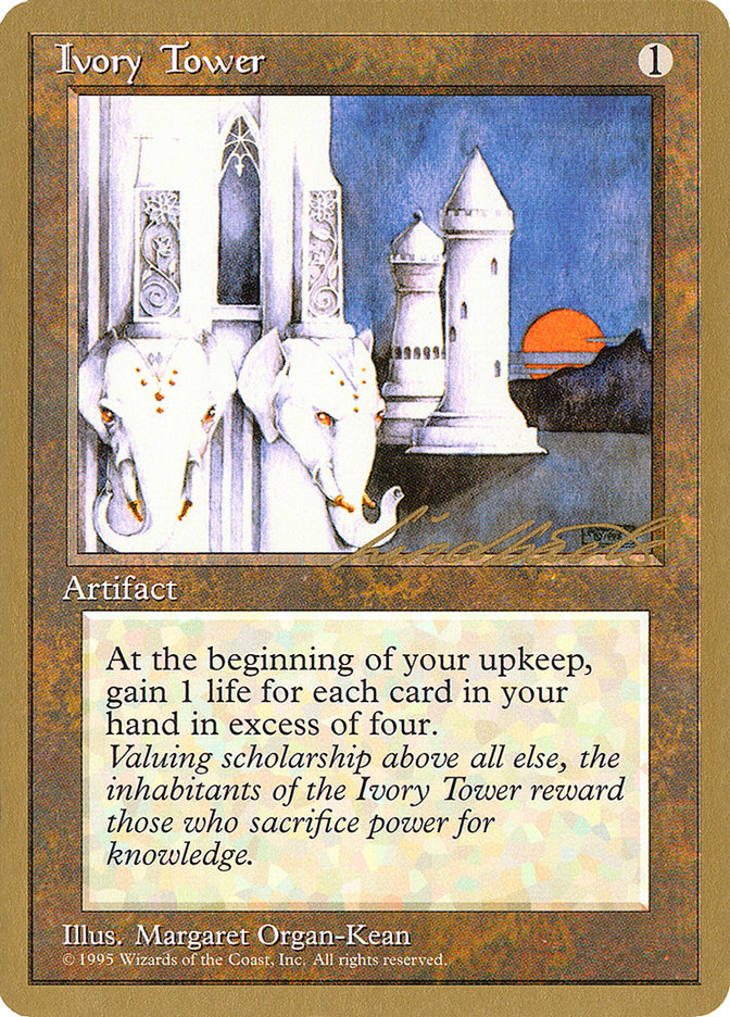 Ivory Tower (Leon Lindback) [Pro Tour Collector Set] | Galactic Gamez