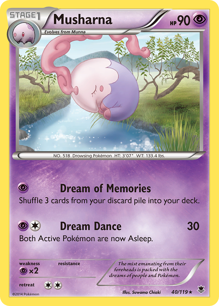 Musharna (40/119) [XY: Phantom Forces] | Galactic Gamez