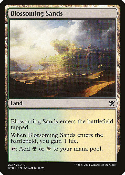 Blossoming Sands [Khans of Tarkir] | Galactic Gamez