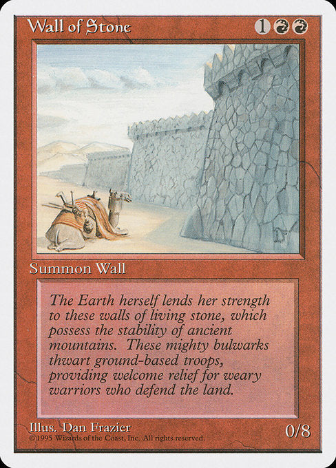 Wall of Stone [Fourth Edition] | Galactic Gamez