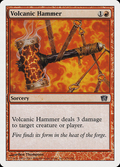 Volcanic Hammer [Eighth Edition] | Galactic Gamez