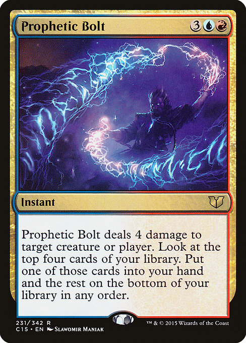 Prophetic Bolt [Commander 2015] | Galactic Gamez