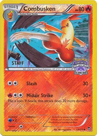 Combusken (13/111) (Championship Promo Staff) [XY: Furious Fists] | Galactic Gamez