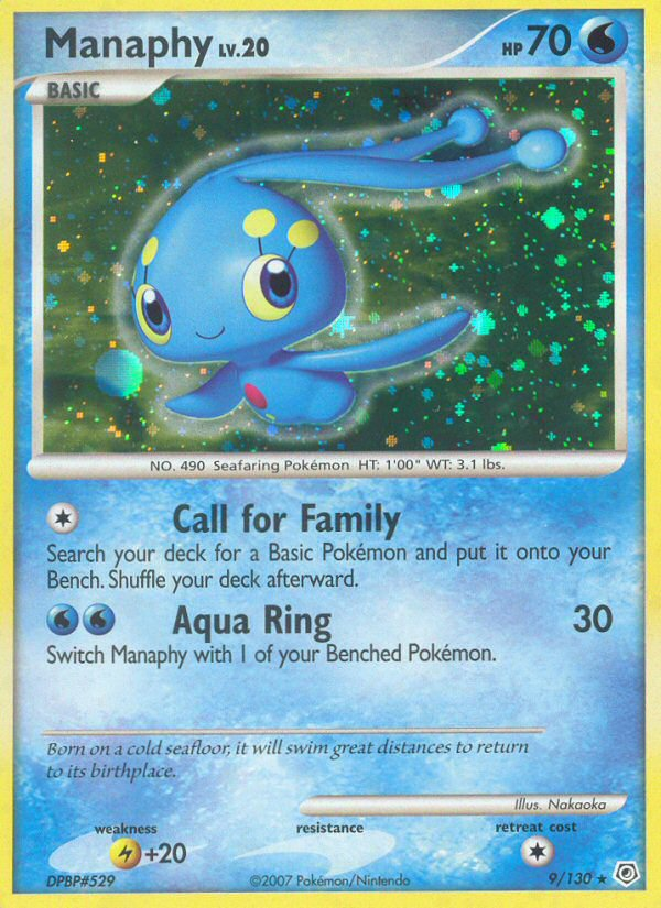 Manaphy (9/130) [Diamond & Pearl: Base Set] | Galactic Gamez