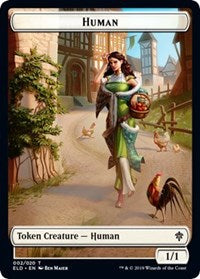 Human // Insect Double-sided Token (Challenger 2021) [Unique and Miscellaneous Promos] | Galactic Gamez