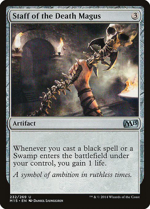 Staff of the Death Magus [Magic 2015] | Galactic Gamez