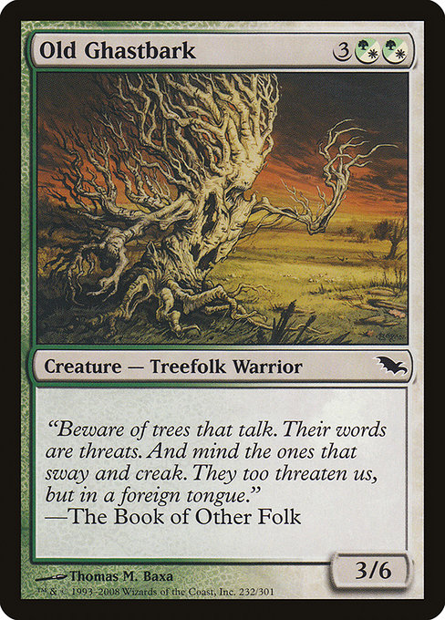 Old Ghastbark [Shadowmoor] | Galactic Gamez