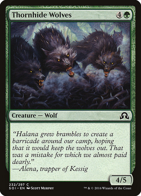 Thornhide Wolves [Shadows over Innistrad] | Galactic Gamez