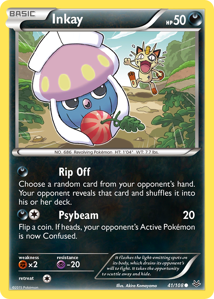 Inkay (41/108) [XY: Roaring Skies] | Galactic Gamez