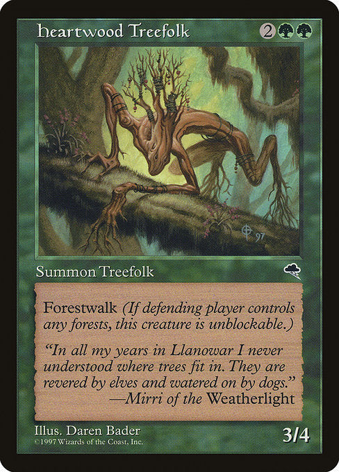 Heartwood Treefolk [Tempest] | Galactic Gamez