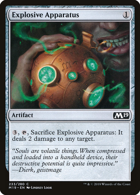 Explosive Apparatus [Core Set 2019] | Galactic Gamez