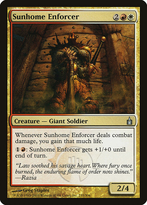 Sunhome Enforcer [Ravnica: City of Guilds] | Galactic Gamez