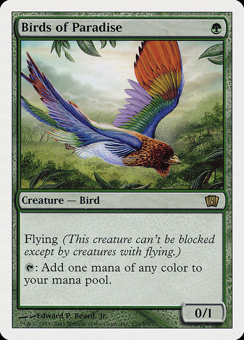 Birds of Paradise [Eighth Edition] | Galactic Gamez