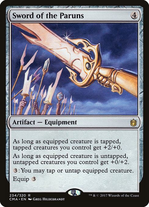 Sword of the Paruns [Commander Anthology] | Galactic Gamez