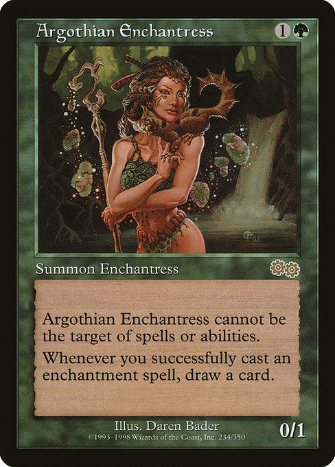Argothian Enchantress [Urza's Saga] | Galactic Gamez