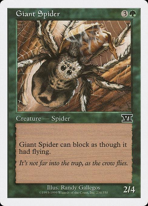 Giant Spider [Classic Sixth Edition] | Galactic Gamez