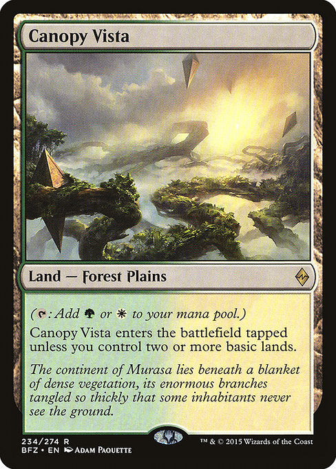 Canopy Vista [Battle for Zendikar] | Galactic Gamez