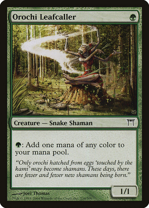 Orochi Leafcaller [Champions of Kamigawa] | Galactic Gamez