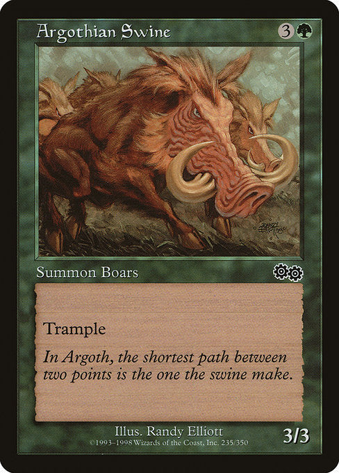 Argothian Swine [Urza's Saga] | Galactic Gamez