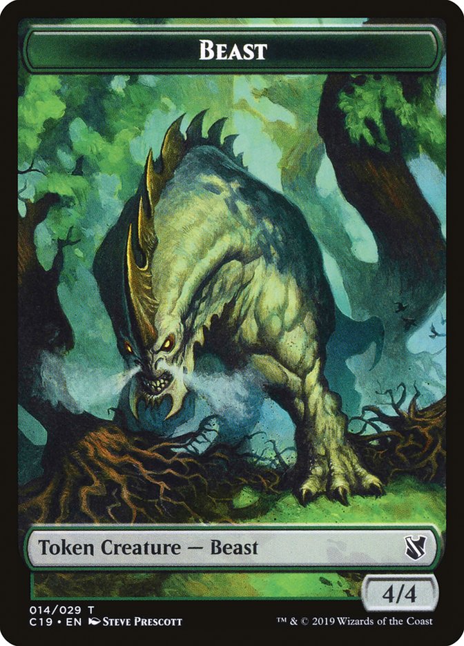 Beast (014/029) [Commander 2019 Tokens] | Galactic Gamez