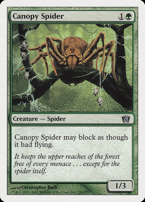 Canopy Spider [Eighth Edition] | Galactic Gamez