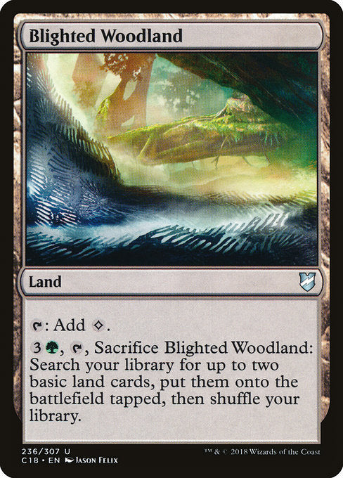 Blighted Woodland [Commander 2018] | Galactic Gamez