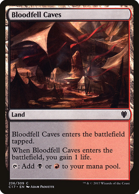 Bloodfell Caves [Commander 2017] | Galactic Gamez