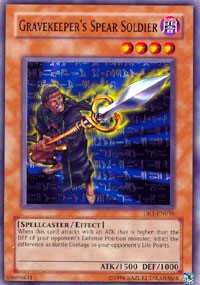 Gravekeeper's Spear Soldier [DR1-EN010] Common | Galactic Gamez