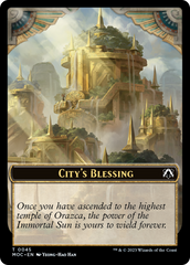 Butterfly // City's Blessing Double-Sided Token [March of the Machine Commander Tokens] | Galactic Gamez