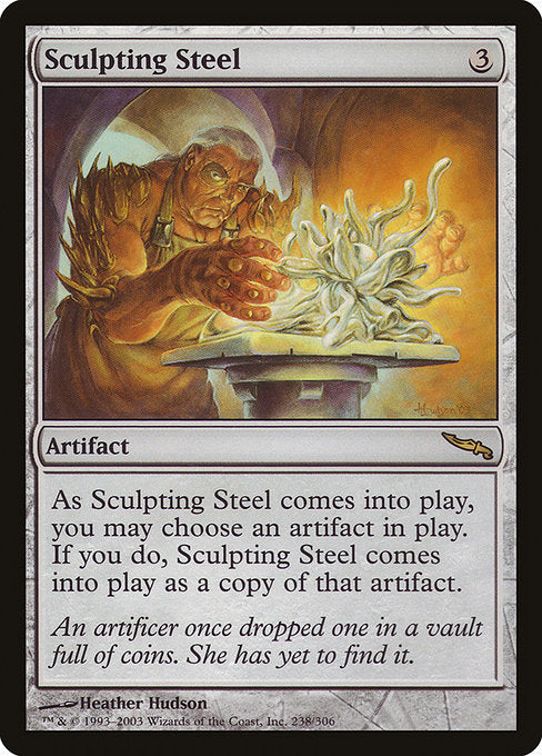 Sculpting Steel [Mirrodin] | Galactic Gamez