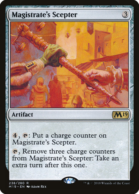 Magistrate's Scepter [Core Set 2019] | Galactic Gamez