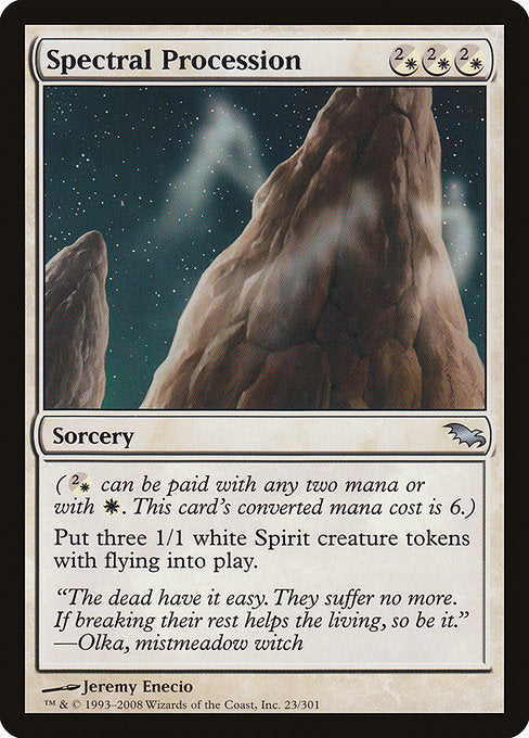 Spectral Procession [Shadowmoor] | Galactic Gamez