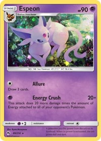 Espeon (89/214) (Cosmos Holo) (Blister Exclusive) [Sun & Moon: Lost Thunder] | Galactic Gamez